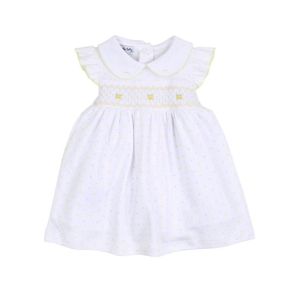 Magnolia Baby Smocked White Dress & Knickers